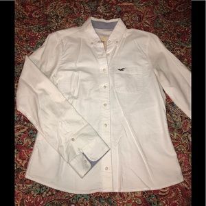 Hollister stretch button-front shirt